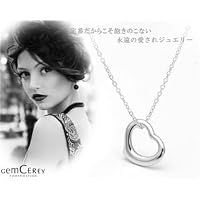 GemCerey（ジェムケリー） オープンハートネックレス