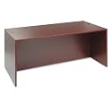 ALERA Valencia Series Desk Shell, 72w x 36d x 29-1/2h, Mahogany