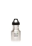 Klean Kanteen Stainless Steel Water Bottle with Poly Loop Cap (12-Ounce)