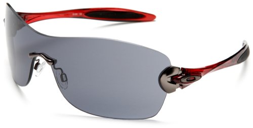 Oakley Womens Compulsive Squared Sunglasses Crystal Berry / Grey (05-359)
