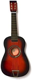 Wooden Acoustic Guitar For Children, Beginners Classic Red Guitar, Brand New In Box by Envo Toys