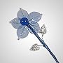 Italian Murano Glass Flower