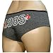 Mamia Sexy Stretch Cotton Spandex Bikini Boyshorts Panties with Back Printing (Lp1037k)(
