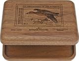 Schrade USA Duck Stamp Collector Edition Commemorative 2002/2003 Walnut Box for Knife