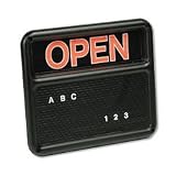 US STAMP / Open/Closed Letter Board with Letters / USS03727 / Sold as 1 Each / Mfr Part # 3727