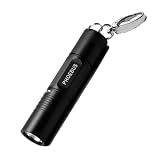 Pocket Key Chain Light, Black Aluminum Body, 1W LED