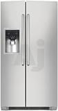 Review Electrolux  / Electrolux EI23SS55HS 22.5 cu. ft. Side-by-Side Refrigerator with 3 Luxury-Design Glass Shelves, Luxury-Glide Humidity-Controlled Crispers, Chill Zone Drawer, Exterior Ice/Water Dispenser, Luxury Lighting and IQ-Touch Controls: Stainless Steel