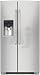 Electrolux EI23SS55HS 22.5 cu. ft. Side by Side Refrigerator with 3 Luxury-Design Glass Shelves, Luxury-Glide Humidity-Controlled Crispers, Chill Zone Drawer, Exterior Ice/Water Dispenser, Luxury Lighting and IQ-Touch Controls: Stainless Steel