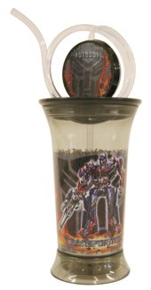 Childrens Toyshop  Toys : Transformers Crazy Straw Spinning Tumbler