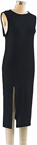 Suuchi Custom Front Side Split Dress (0-2, Dark Grey Corporate Stretch)