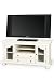 Wide-screen Tv Stand Glass-door Manchester Whit Image