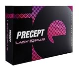 Precept Lady iQ Plus 12-Ball pack Golf Ball (Pink)