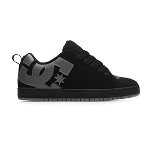 DC Court Graffik Skate Shoes Black/Battleship/Black Mens Sz 9