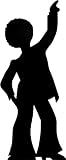 Disco Dancer - Silhouette Lifesize Cardboard Cutout / Standee / StandupIMAGE