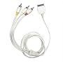 Composite AV Cable for Apple iPod and iPhone 3G (Support 3G iphone NEWEST Firmware 2.2 & 2.2.1)