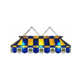 Notre Dame Fighting Irish Pool Table Stained Glass Lamp
