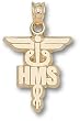 Harvard Medical "Hms" Caduceus Charm/Pendant