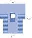 Proxima Laparoscopic Abdominal Drape - Laparascopic Abdominal Drape, 12 Unit / Case Drape dimensions, 102' x 121' x 77' Absorbent reinforcement, 20' x 36' 12' x 13' fenestration with incise Contoured armboard covers Velcro-style line holders Product photo may not exactly match the product offered for sale. Please refer to the product description.