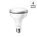 Philips 425306 8.5 Watt (65-watt) Br30 Indoor Daylight (5000k) LED Flood Light Bulb, Dimmable 4-Pack