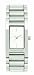 Karen Millen ladies stainless steel bracelet with silver dial watch