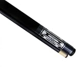 Iszy Billiards 58-Inch 2 Piece Fibreglass Pool Cue Billiard Stick, Gray-White, 19-Ounce