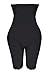 Ekouaer Women's Tummy Control Shapewear Butt Lifter & Thigh Slimmer Underwear,Black,L