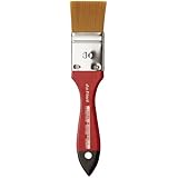 da Vinci Watercolor Series 5080 CosmoTop Spin Paint Brush, Wash Synthetic with Red Handle, Size 30
