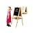 Art Centre Wooden Blackboard & Easel