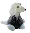 Miniture Glass Figurines-Glass Figurine Animals - Adorable Puppy