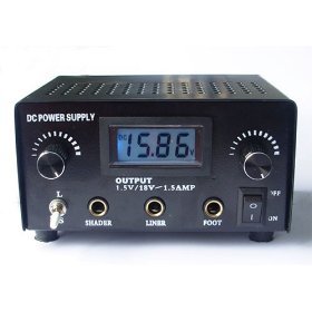 DUAL DIGITAL POWER SUPPLY FOR TATTOO MACHINE DUAL DIGITAL POWER SUPPLY FOR TATTOO MACHINE (LINER & SHADER CUSTOM SETTINGS)