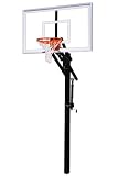 First Team Jam Nitro In-Ground Basketball Hoop with 60 Inch Glass Backboard