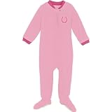 Reebok Indianapolis Colts Infant Long Sleeve Pink Blanket Sleeper Infant 24 Months
