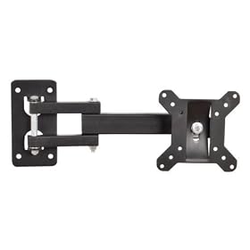 Duronic PLB2820 Cantilever 15" 17" 19" 20" 22" 24" LCD Monitor TV Arm Bracket Wall Mount with Swivel and Tilt