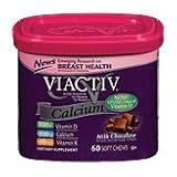 UPC 300870102430 product image for Viactiv Calcium (500mg) plus Vitamins D & K, Milk Chocolate, 60-Count Soft Chews | upcitemdb.com