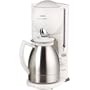 Krups Aroma Control Coffeemaker with Thermal Carafe and Programmable Timer, White and Brushed Chrome