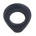 Atlas Homewares 244-BL 1-1/2-Inch The Moderns Collection Mod Round Knob, Black