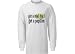 get a real dog! Get a papillon Adult Long Sleeve T-Shirt WHITE LARGE