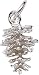 Jewelry : Pine Cone Charm by Rembrandt Charms