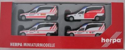 Childrens Toyshop  Spielwaren : herpa 047159 - Herpa - MB Binz A 2003 4er Set - Essen