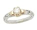 1.00 CT Two-tone Art Deco Diamond Engagement Ring