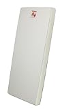 Dream On Me 4" Full Size Foam Crib and Toddler Bed Mattress, White