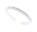 Caravan White Pearl Headband Three (3 ) Row Strung And Tied Into A True Classic Piece