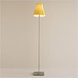 IMAGE OF Linda Floor Lamp Glass Color: Satin Amber