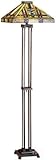 IMAGE OF Prairie Wheat Mission Tiffany Stained Glass Floor Lamp 63 Inches H