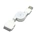 PLANEX iPod�E�A�C�t�H��USB�[�d�P�[�u�� �z���C�g (iPod nano/iPod touch/iPhone 3G/3GS�Ή�) BN-IPOD2-CW
