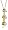 14k Yellow Gold 3-Stone Diamond Pendant (1/2 cttw, H Color, SI2 Clarity)