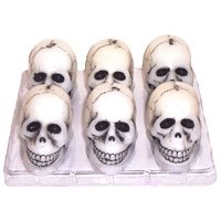 Mini Skull Tealights Set of 6 from Lava Lamps