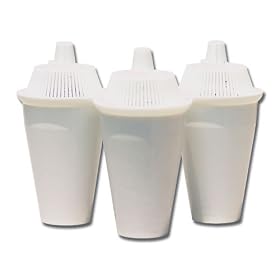 Wellness Water Filters - Replacement Carafe Cartridges (Pack of 3)