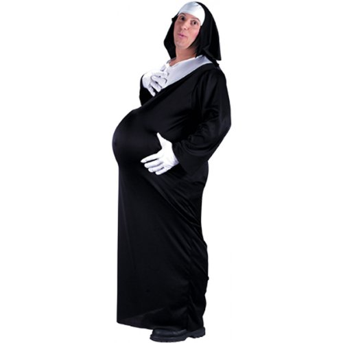 Thank You Father! Pregnant Nun Adult Costume