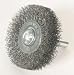 Westward 1GBN2 Crimped Wire Wheel, 3 In Dia, 0.0080 Wire